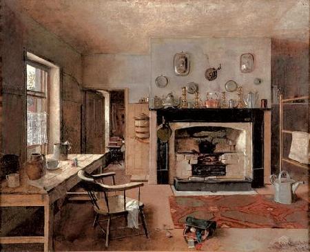 Frederick Mccubbin Kitchen at the old King Street Bakery Germany oil painting art